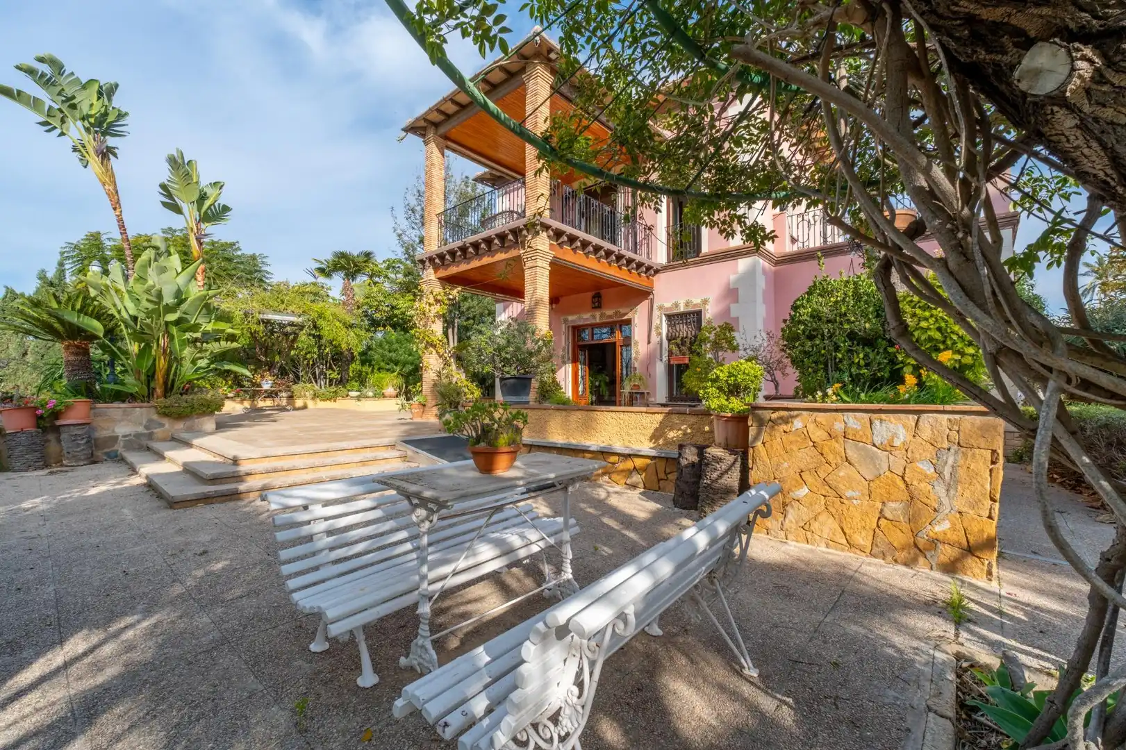 Terraza de Casa o chalet en venta en Elche / Elx con Aire acondicionado, Calefacción y Jardín privado