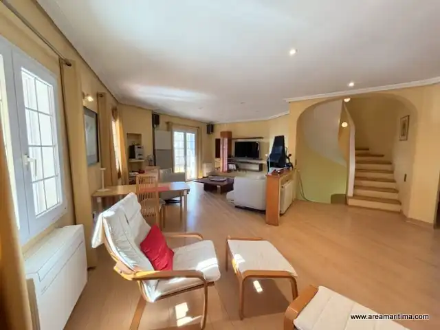Living room of Detached homes for sale in Alboraya  with Air Conditioner, Parquet flooring and Terrace