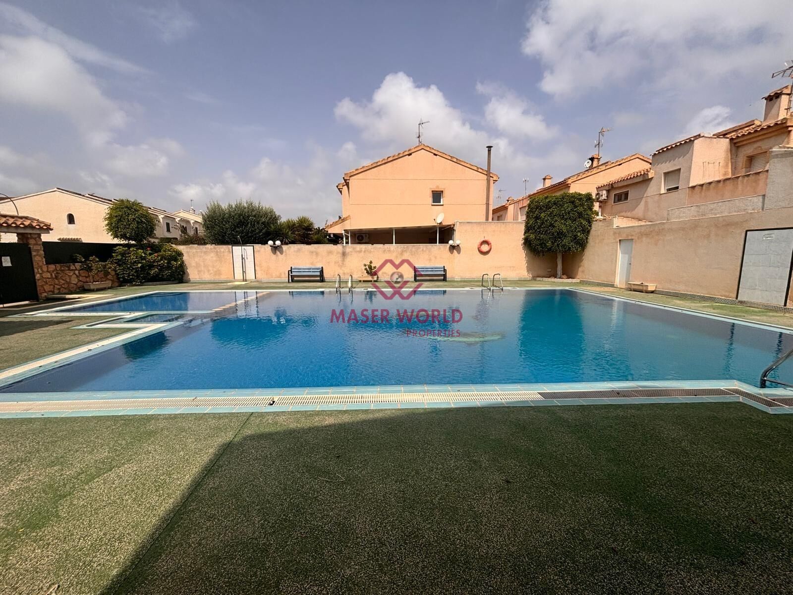 Piscina de Dúplex en venda en San Javier amb Calefacció, Jardí privat i Terrassa