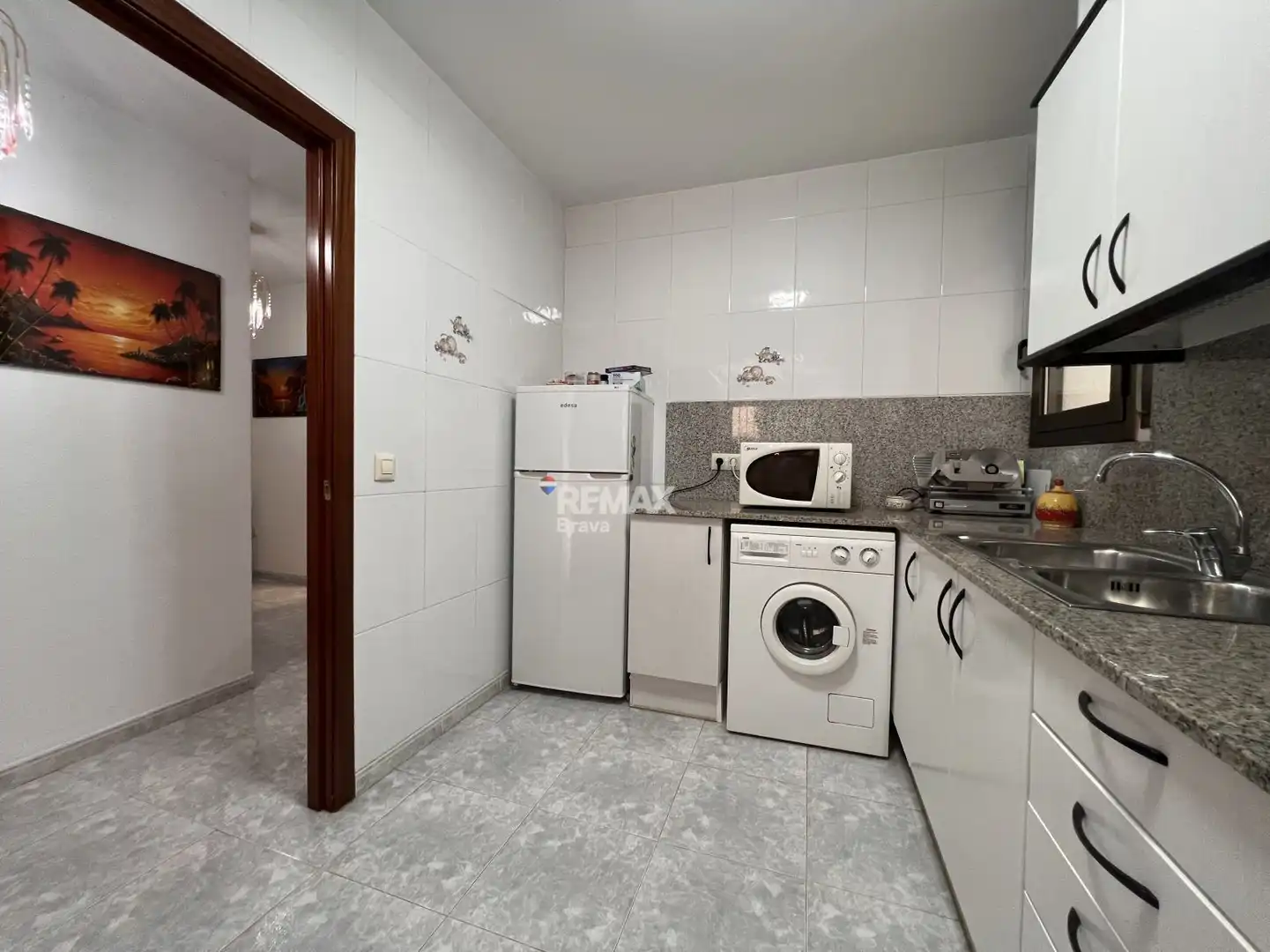 Kitchen of Ground floor for sale in Roses  with Private garden, Terrace and Swimming Pool