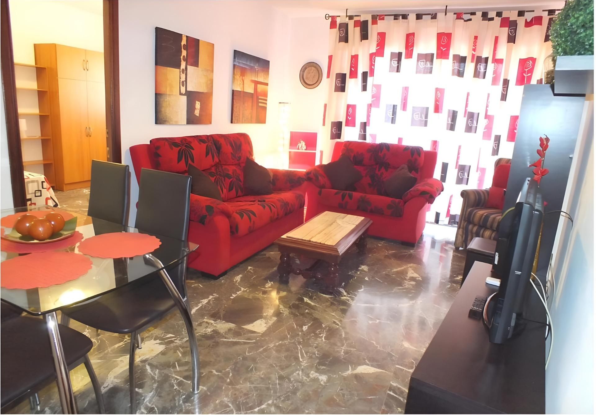 Sala d'estar de Àtic de lloguer en  Granada Capital amb Calefacció, Terrassa i Balcó