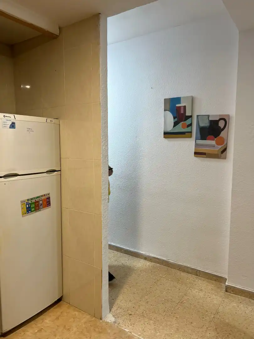 Küche von Wohnung zur untervermieten in Valencia mit Klimaanlage, Heizung und Möbliert