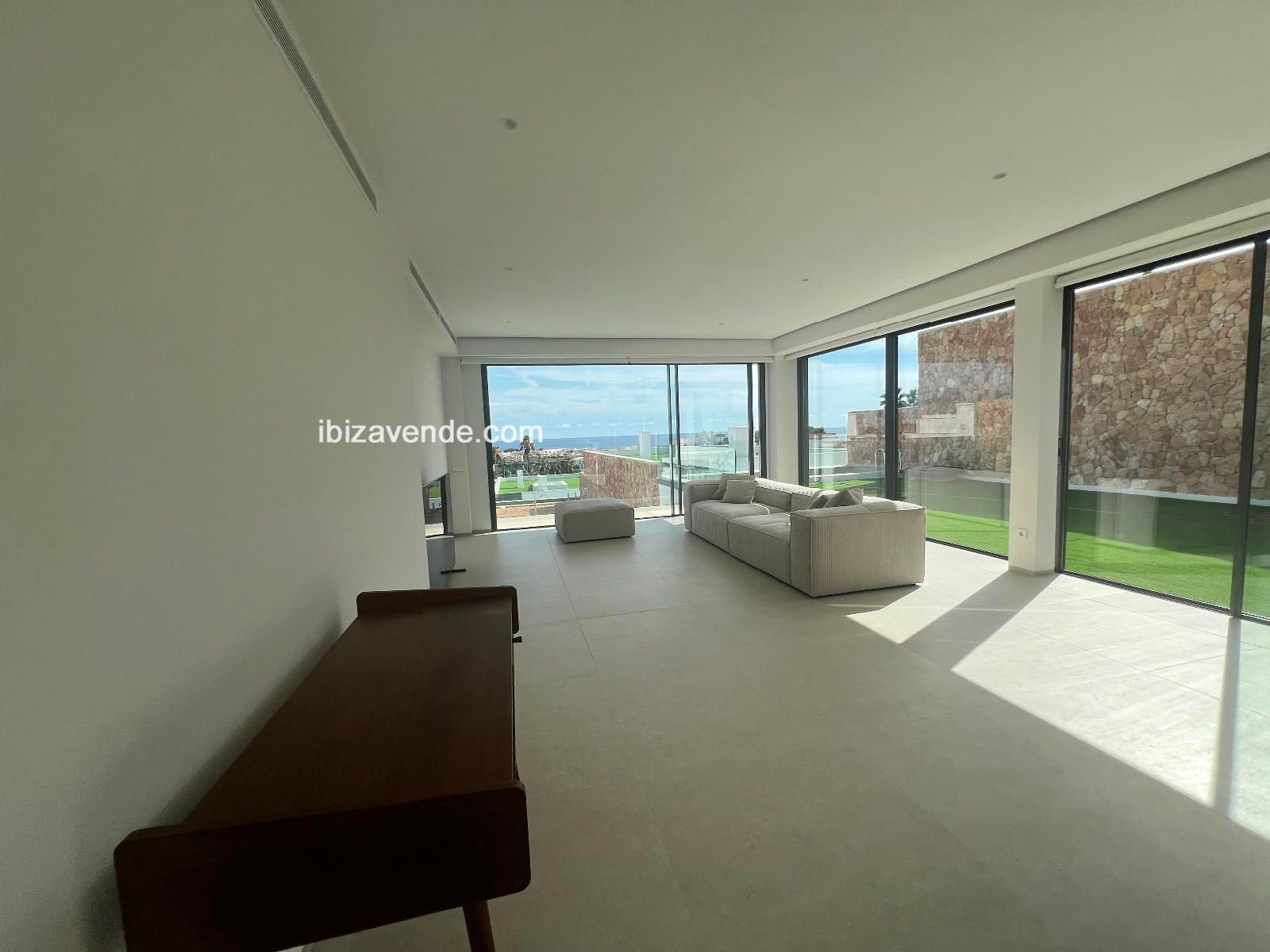 Living room of House or chalet to rent in Santa Eulària des Riu  with Air Conditioner, Heating and Private garden