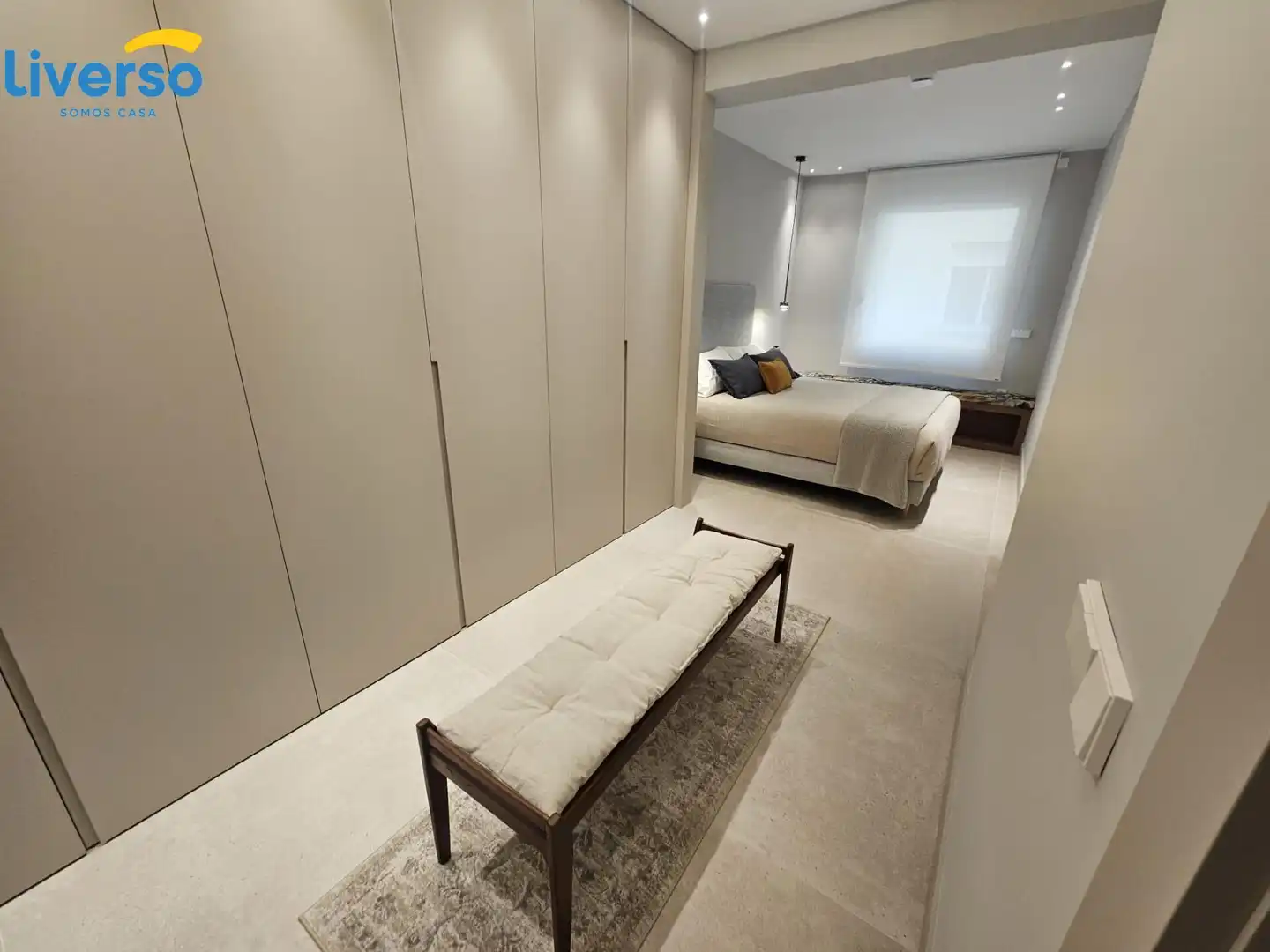 Bedroom of Flat for rent in Burgos  with Heating, Storage room and Furnished