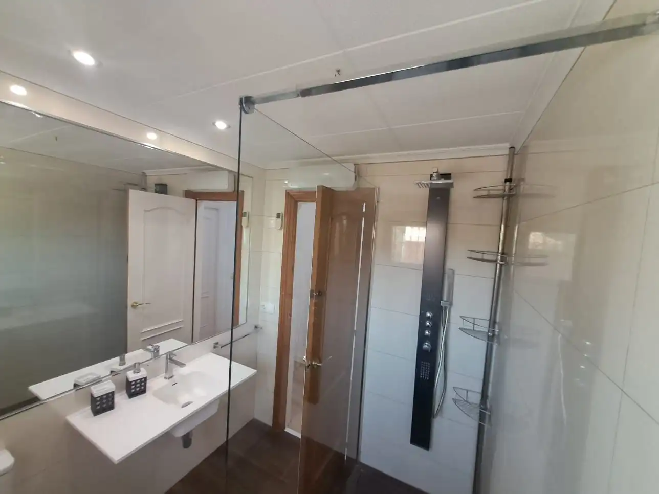 Badezimmer von Haus oder Chalet zur Miete in Mutxamel mit Klimaanlage, Terrasse und Schwimmbad