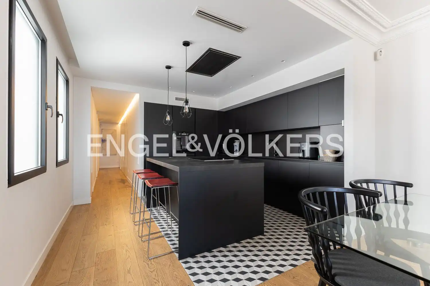 Kitchen of Attic for sale in Valencia  with Air Conditioner, Heating and Terrace