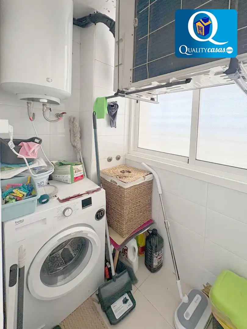 Balcony of Flat for sale in El Campello  with Air Conditioner, Storage room and Community pool