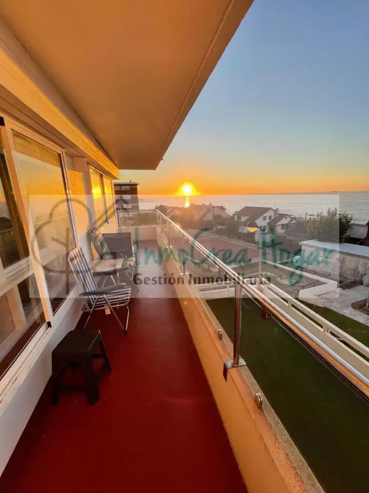 Terraza de Piso de alquiler en Baiona con Terraza y Amueblado