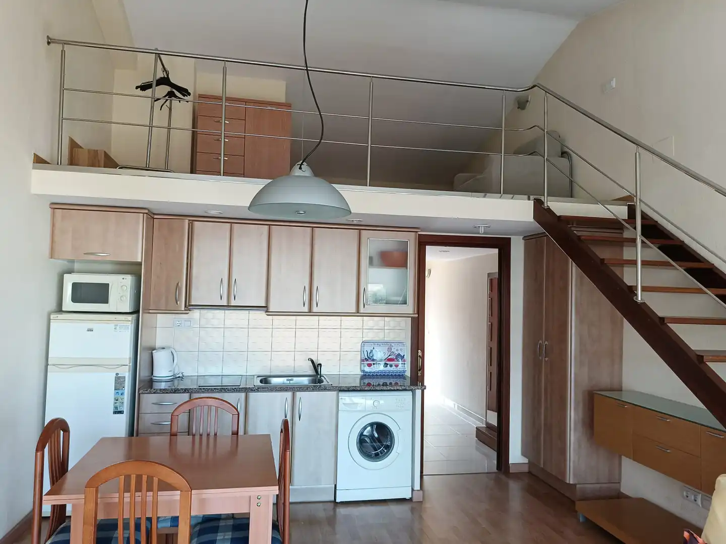 Cocina de Ático de alquiler en Blanes con Terraza, Amueblado y Lavadora
