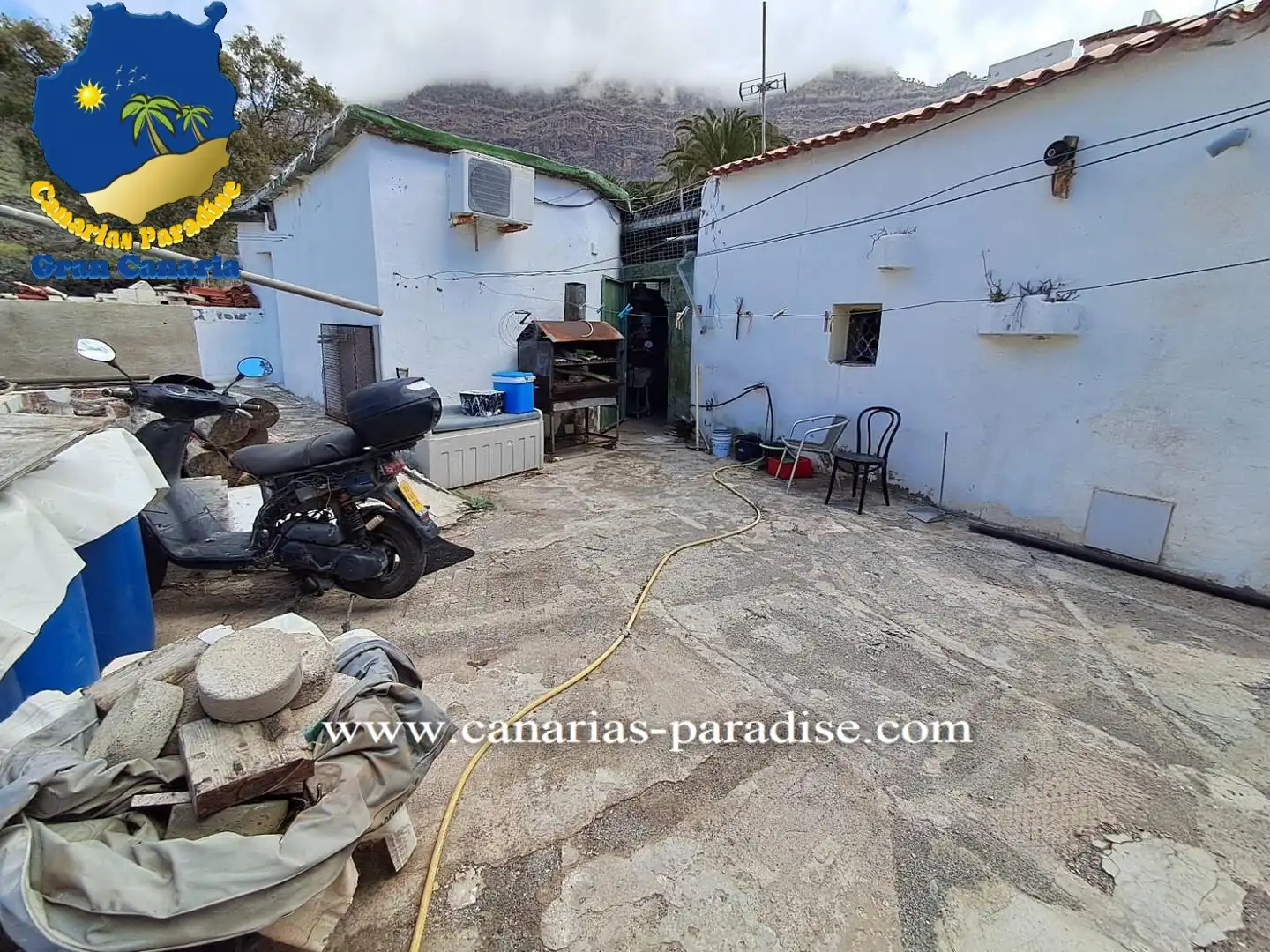 Außenansicht von Einfamilien-Reihenhaus zum Verkauf in La Aldea de San Nicolás  mit Klimaanlage
