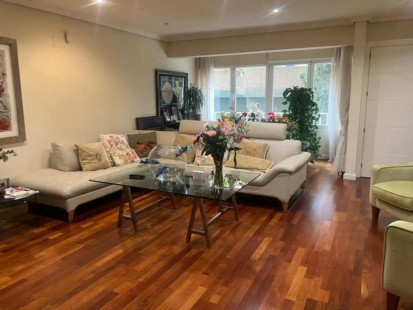 Sala de estar de Piso en venta en Zaragoza con Aire acondicionado, Calefacción y Parquet