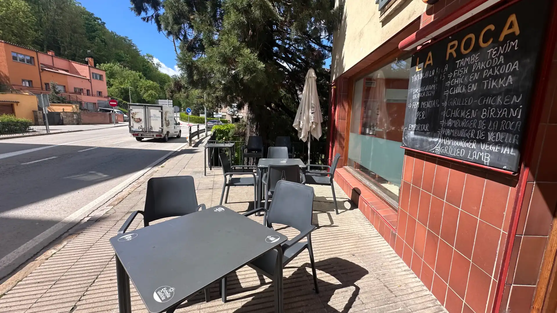 Terraza de Local en traspaso en Sant Joan de les Abadesses con Aire acondicionado, Terraza y Amueblado