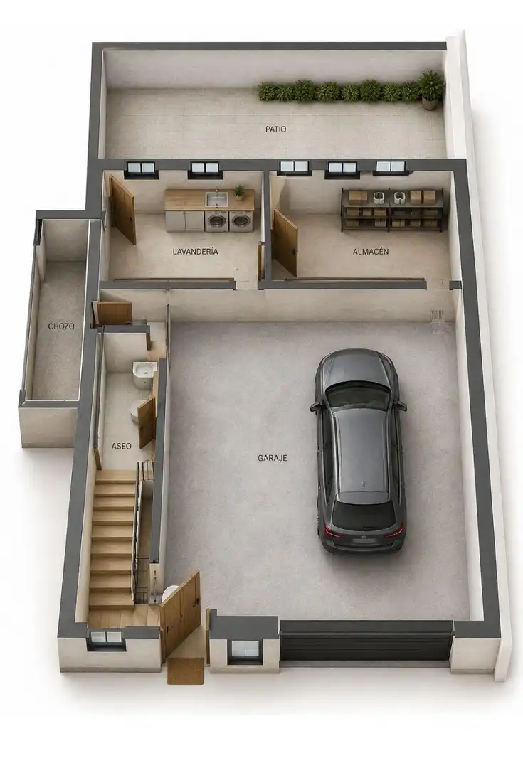 Parking de Casa adosada en venta en Colmenar Viejo con Balcón