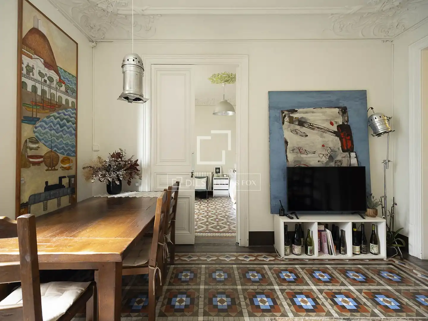 Dining room of Flat for sale in Barcelona  with Air Conditioner, Heating and Terrace