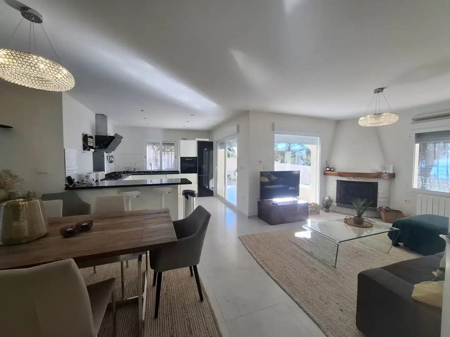 Living room of Houses for rent in Altea  with Air Conditioner, Heating and Private garden
