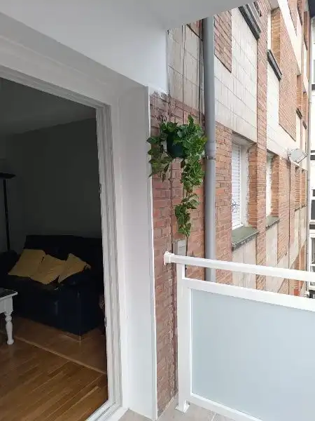 Balcony of Flat for rent in Getxo   with Heating, Terrace and Furnished