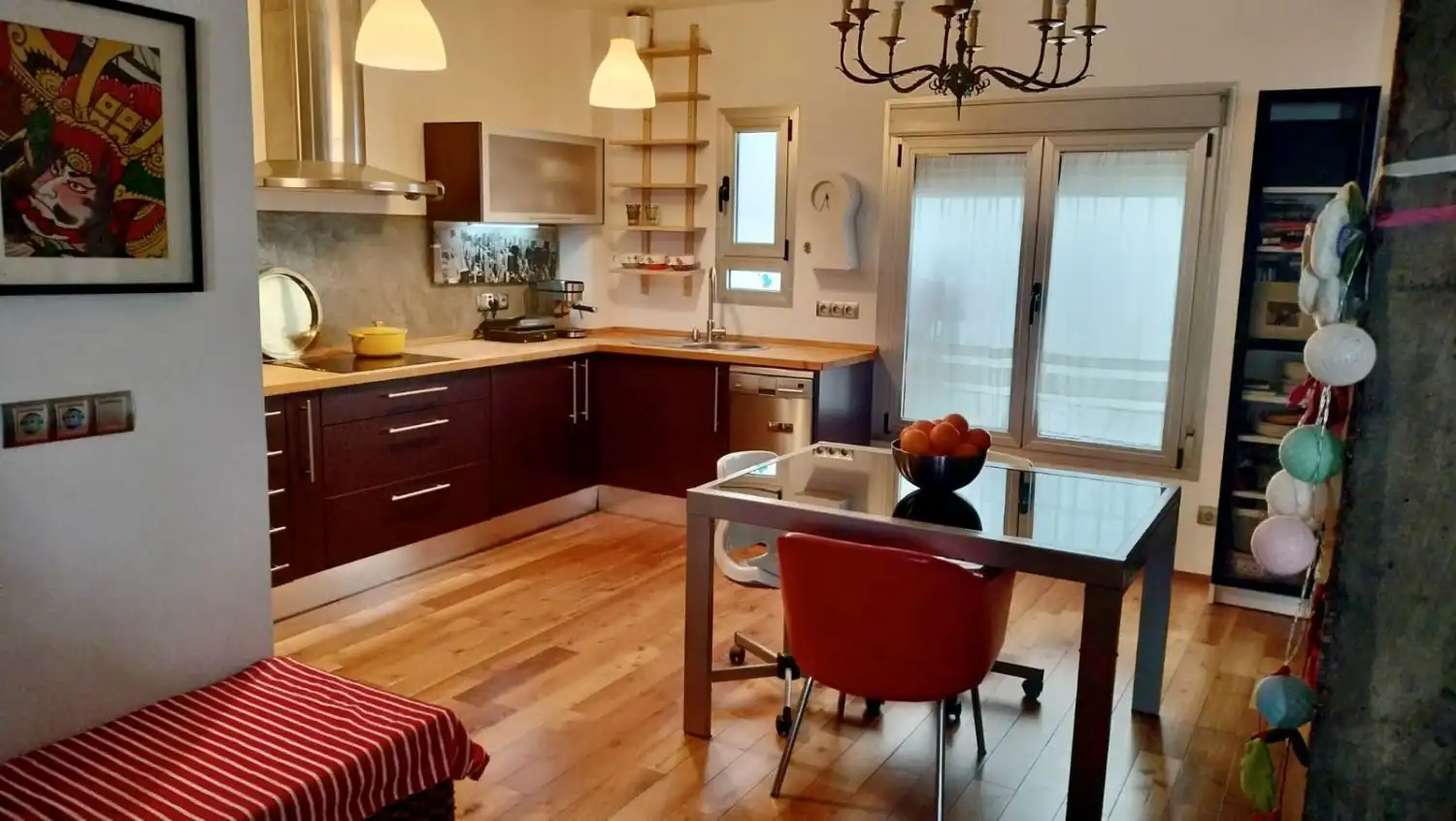 Küche von Wohnung zum Verkauf in Sevilla mit Klimaanlage, Heizung und Terrasse