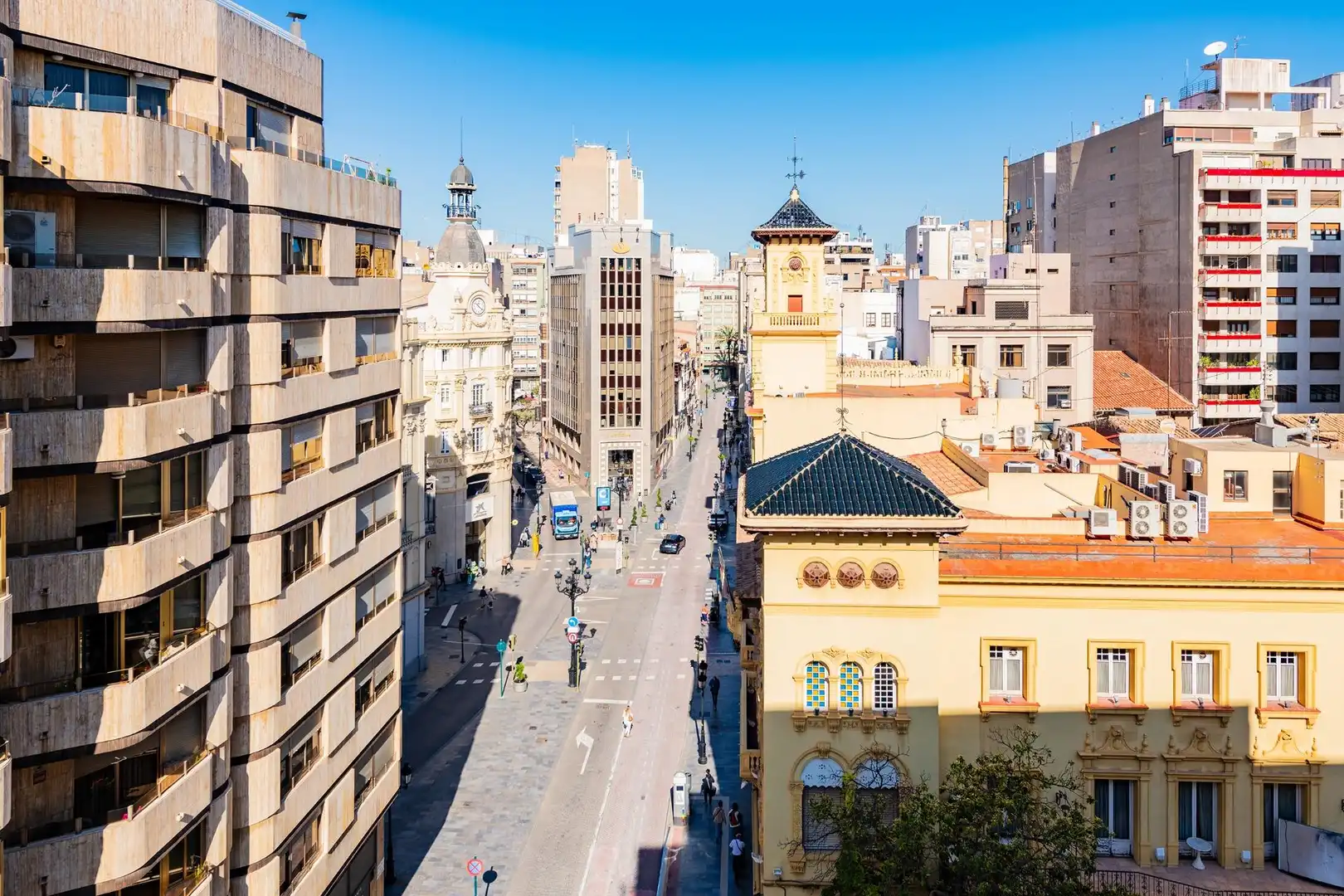 Vista exterior de Pis en venda en Castellón de la Plana / Castelló de la Plana amb Aire condicionat, Parquet i Terrassa