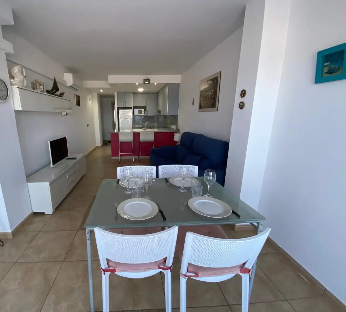 Comedor de Apartamento de alquiler en L'Escala