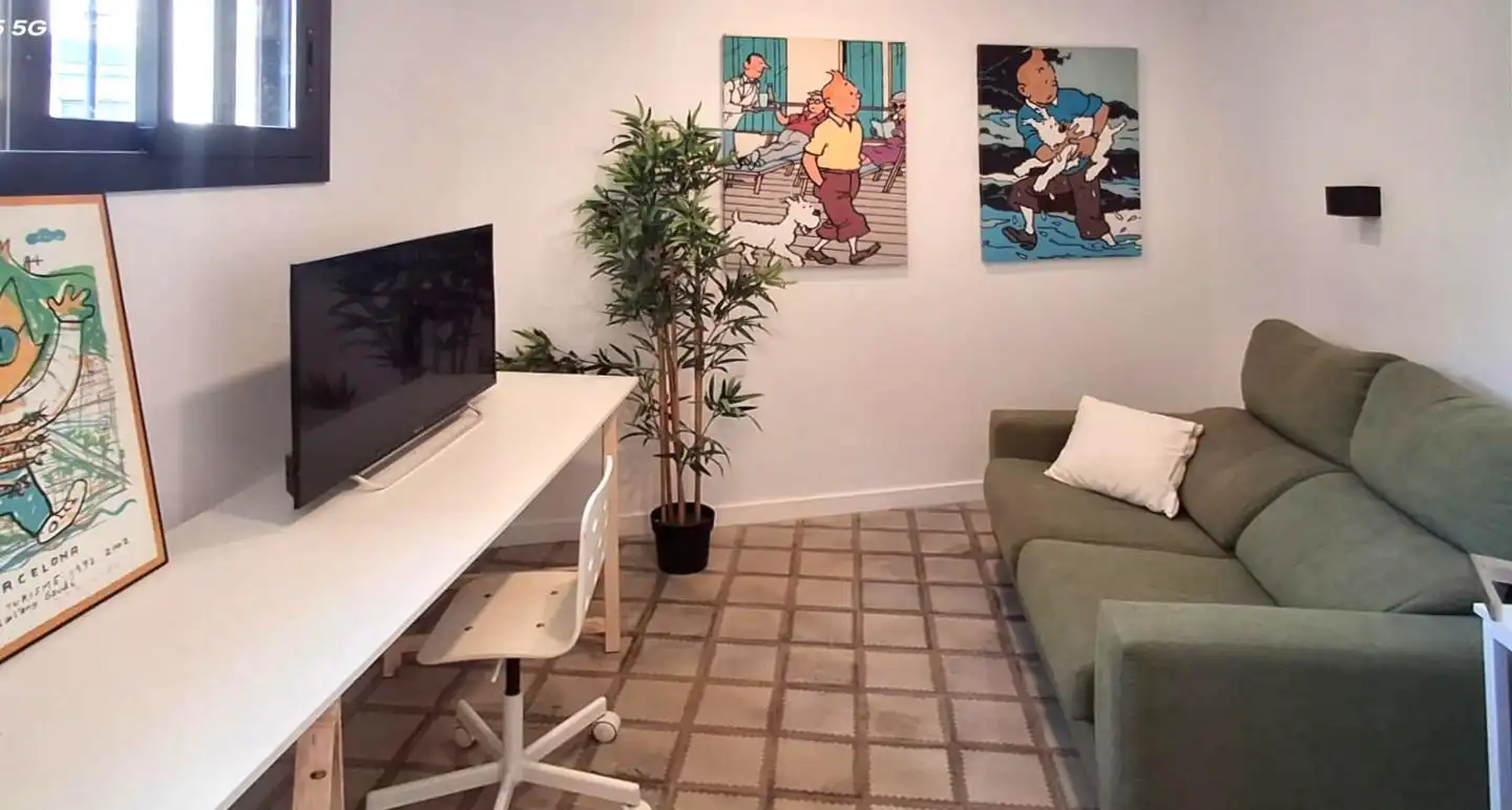 Living room of Houses for sale in Can Feu - Gràcia