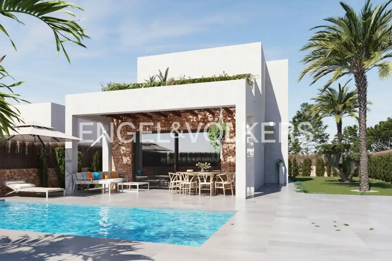 Terrassa de Casa o xalet en venda en Orihuela amb Aire condicionat, Calefacció i Jardí privat