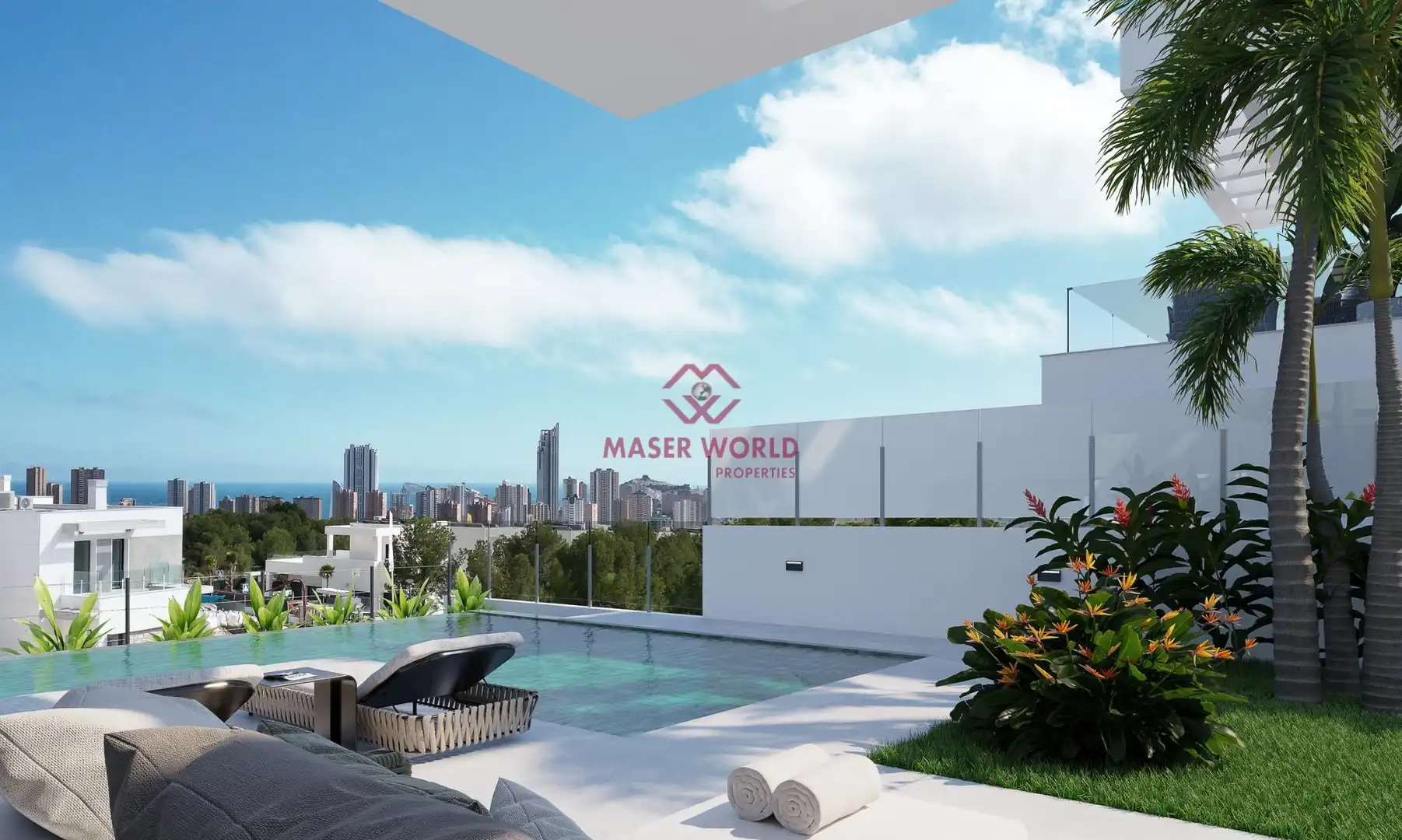 Villa mit Pool zum Verkauf in Golf Bahía, imagen 2