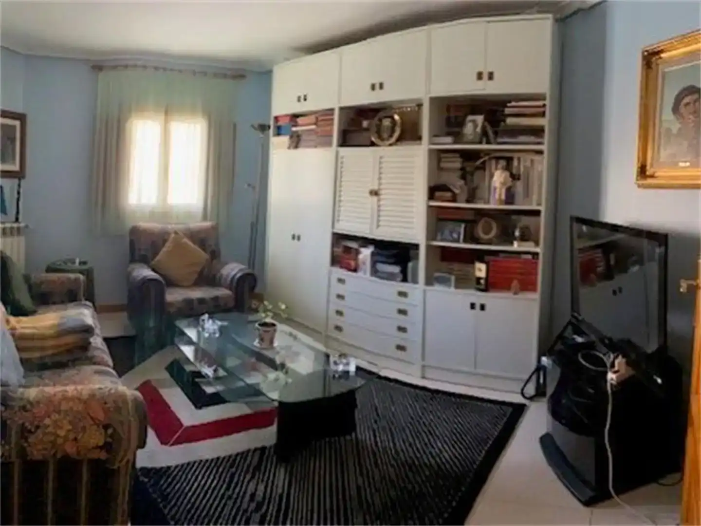Sala de estar de Piso en venta en Lardero con Aire acondicionado, Jardín privado y Parquet