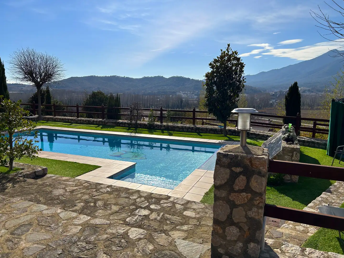 Piscina de Casa o chalet en venta en Sant Julià del Llor i Bonmatí con Aire acondicionado, Jardín privado y Terraza
