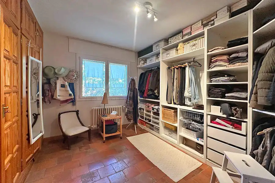 Bedroom of Houses for sale in Hoyo de Manzanares  with Air Conditioner, Heating and Private garden