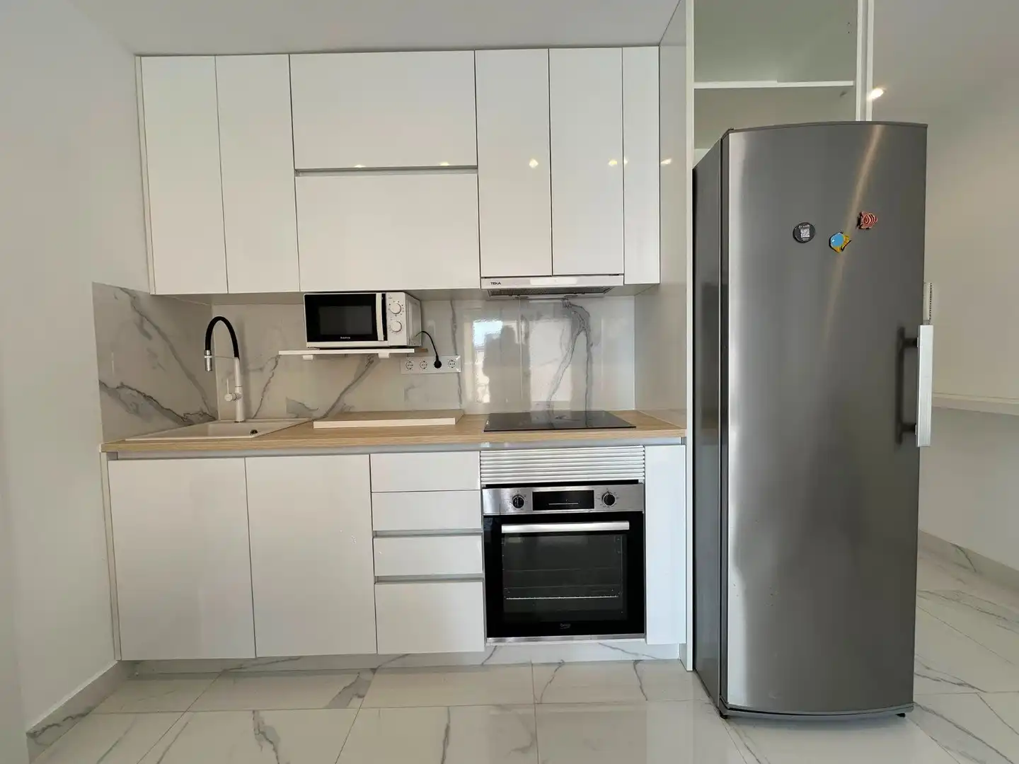 Cocina de Apartamento en venta en Cartagena con Amueblado y Balcón