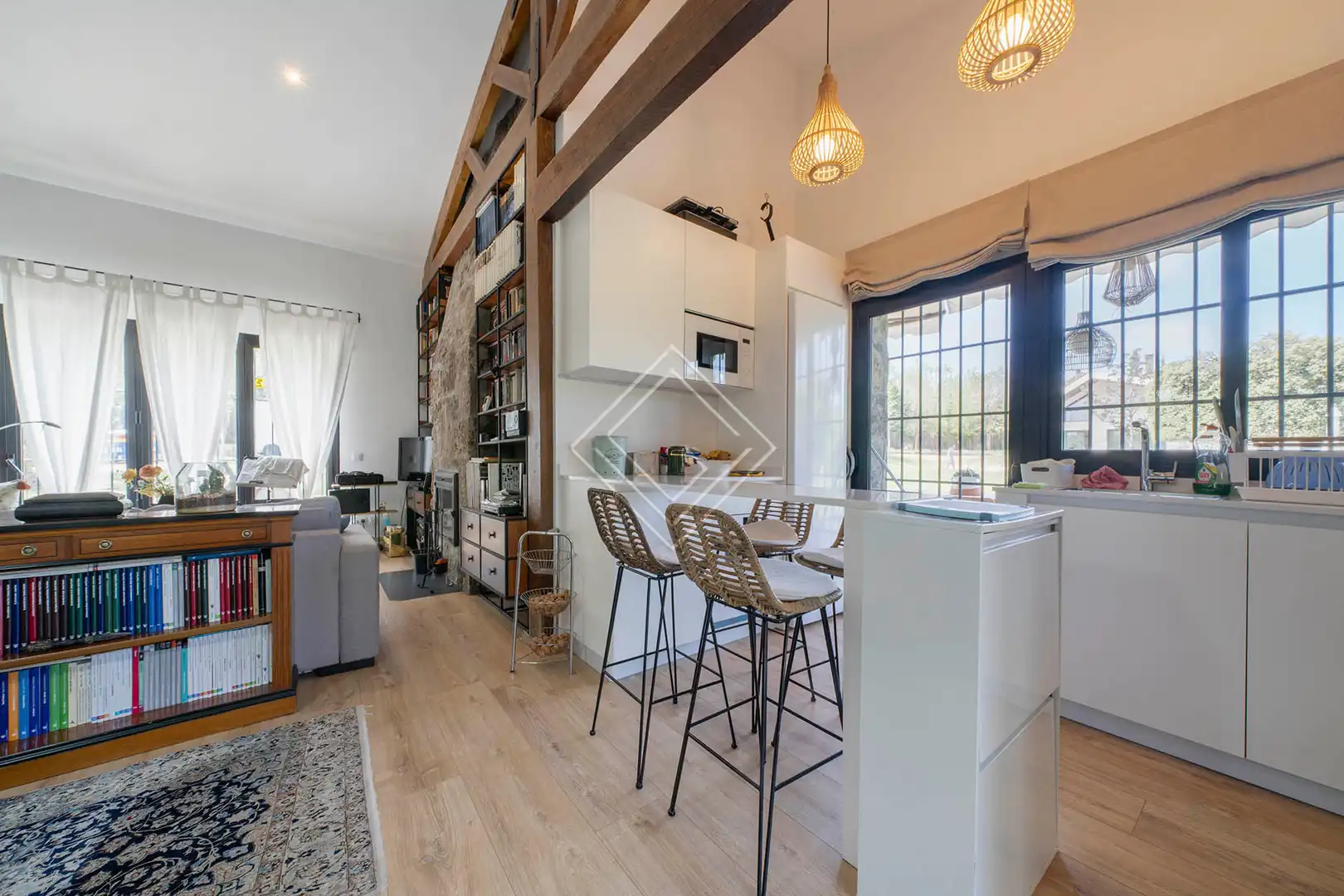 Cocina de Casa o chalet en venta en Pozuelo de Alarcón con Aire acondicionado, Jardín privado y Terraza