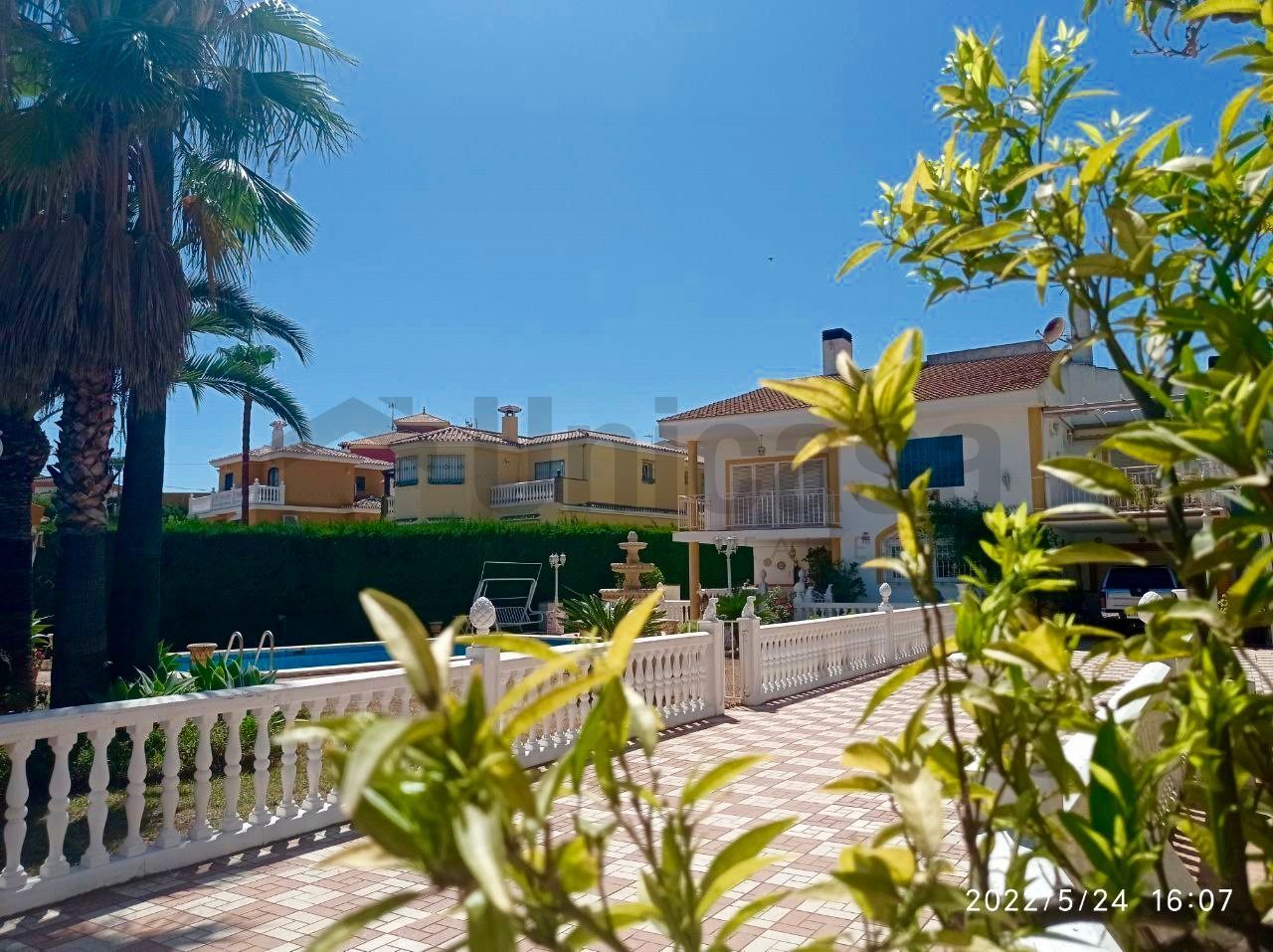 Vista exterior de Casa o xalet en venda en Málaga Capital amb Jardí privat, Terrassa i Piscina