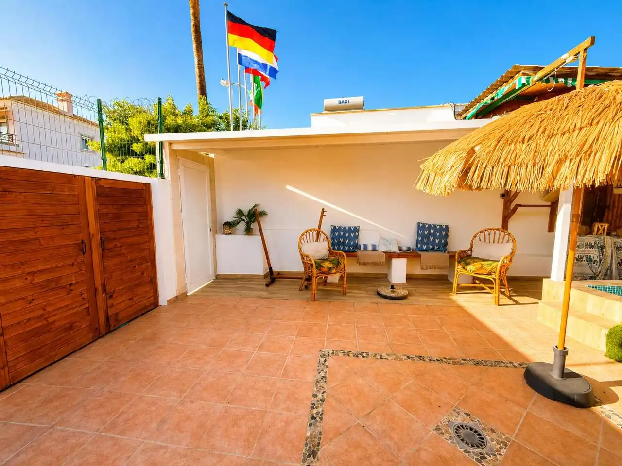 Terraza de Casa o chalet de alquiler en San Bartolomé de Tirajana con Aire acondicionado, Terraza y Piscina