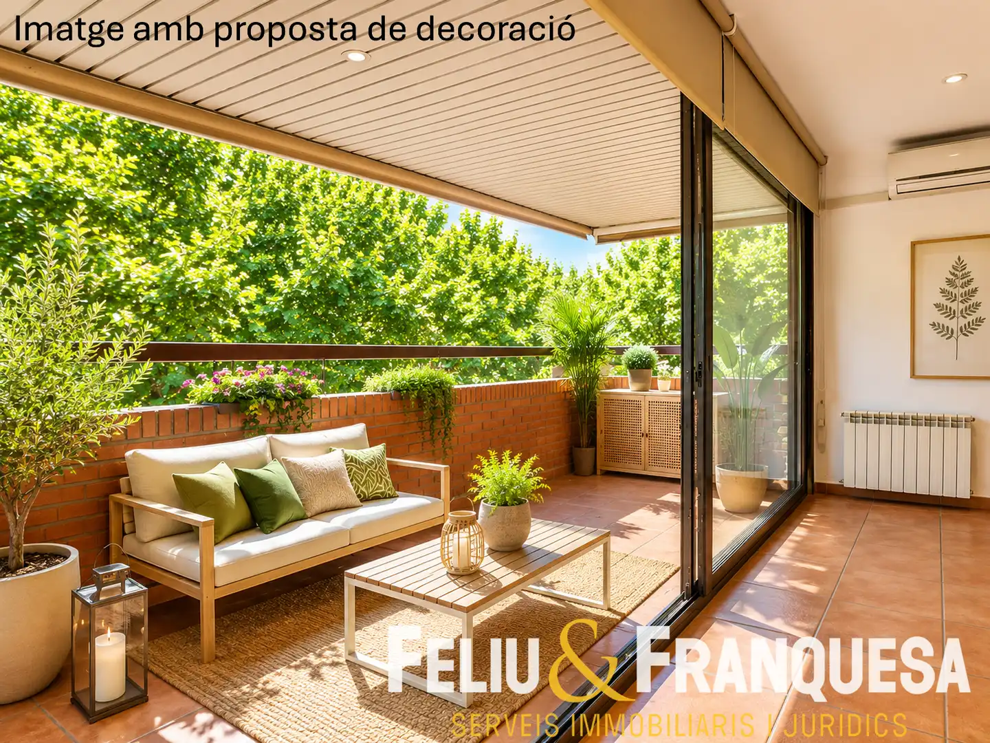 Terrassa de Àtic en venda en Sant Cugat del Vallès amb Calefacció, Jardí privat i Terrassa