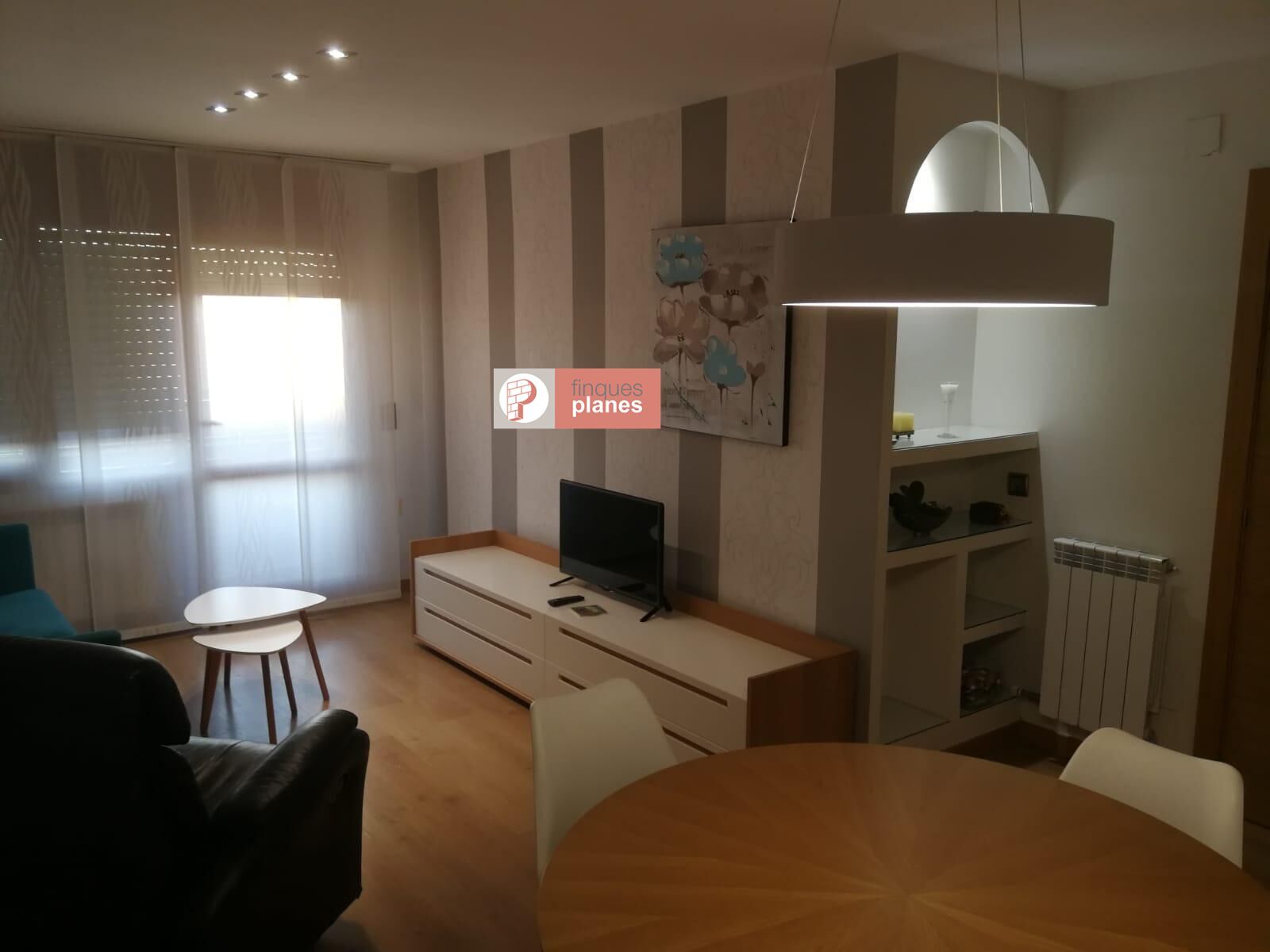 Sala de estar de Piso de alquiler en  Lleida Capital con Calefacción y Balcón