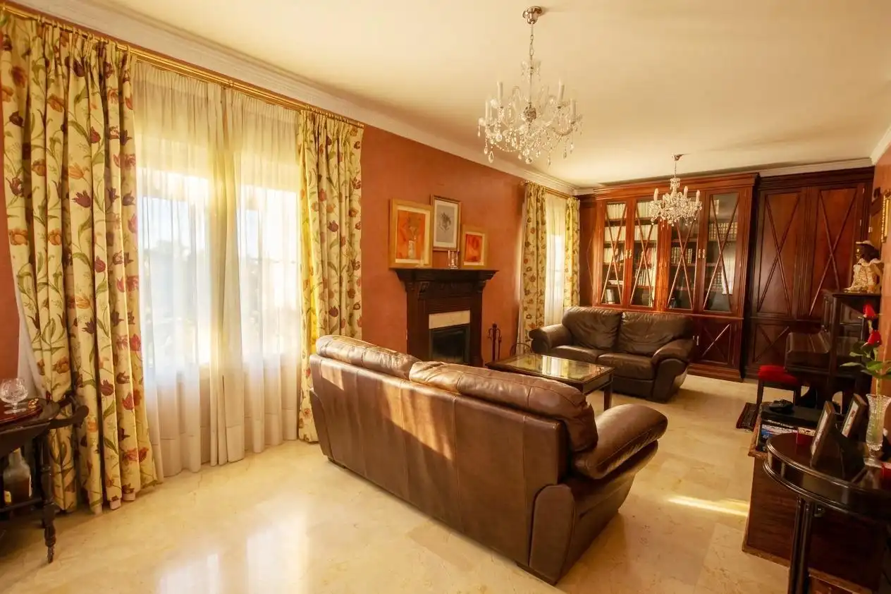 Living room of Houses for sale in Jerez de la Frontera  with Air Conditioner and Swimming Pool