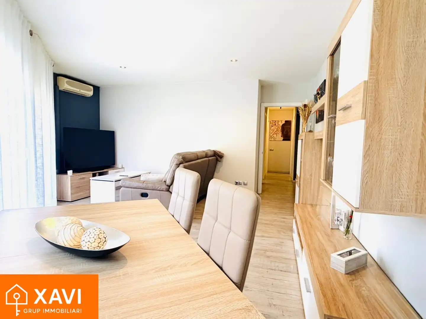 Wohnzimmer von Wohnung zum Verkauf in Igualada mit Klimaanlage, Heizung und Parkett