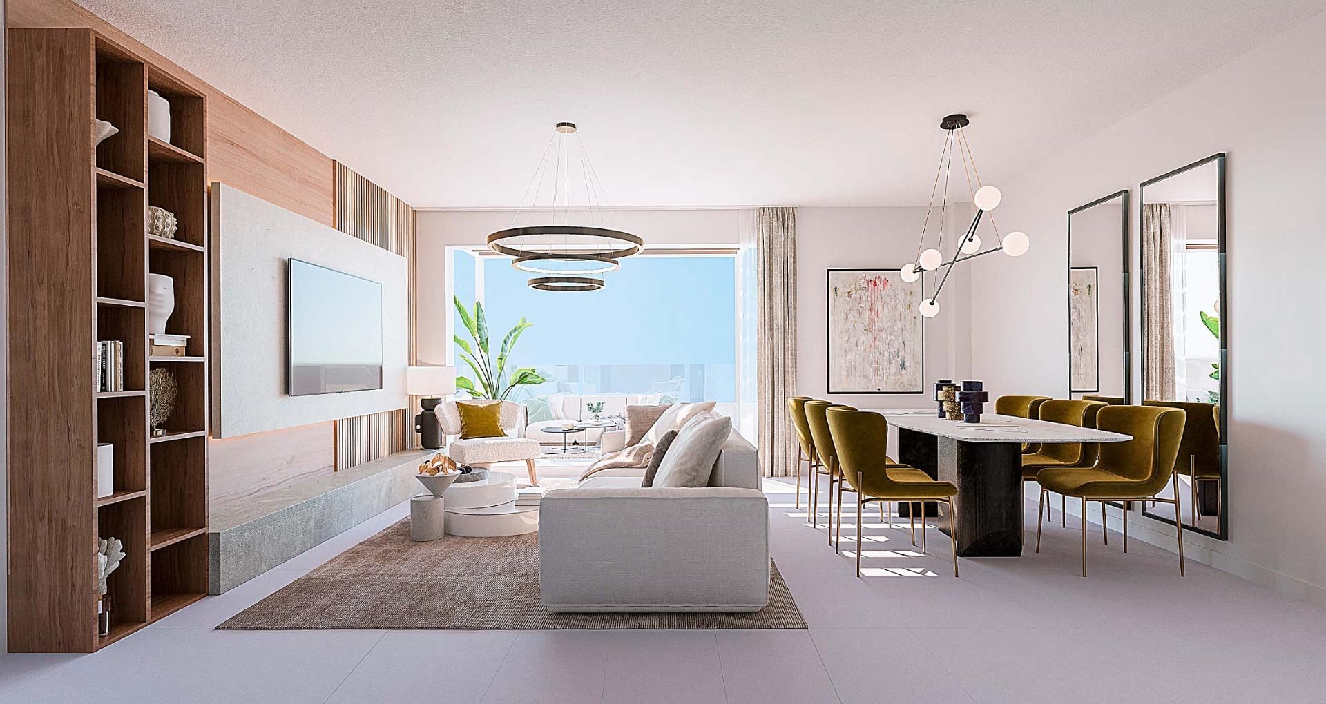 Sala d'estar de Àtic en venda en Benalmádena amb Aire condicionat, Calefacció i Jardí privat