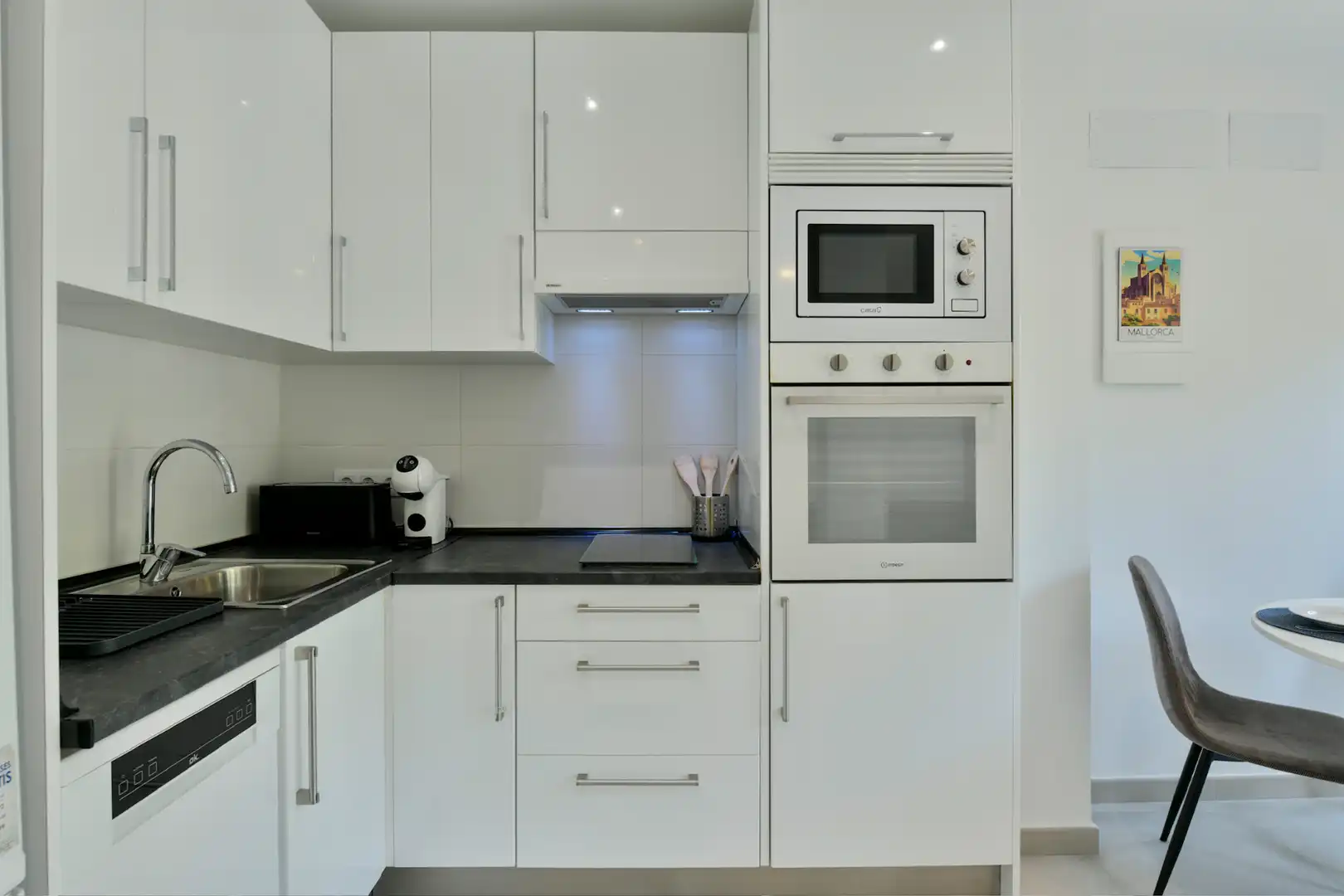 Cocina de Planta baja de alquiler en Calvià con Aire acondicionado, Calefacción y Terraza