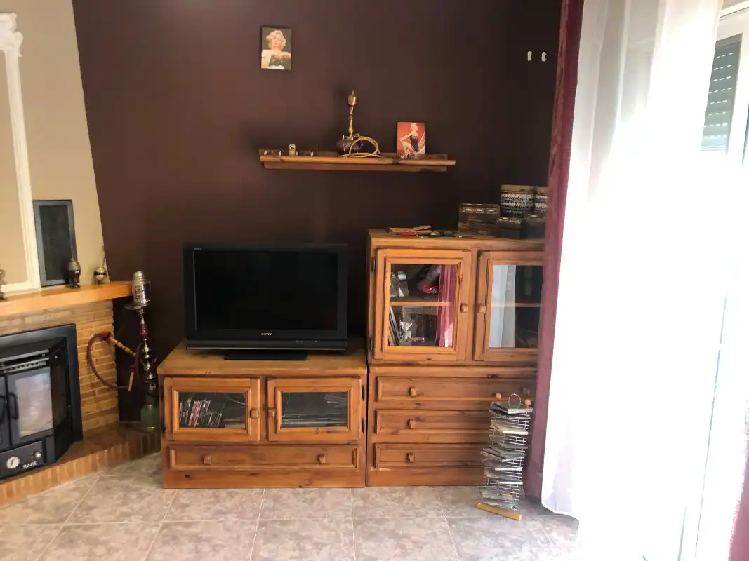 Sala d'estar de Casa adosada en venda en Ròtova amb Aire condicionat, Moblat i Balcó