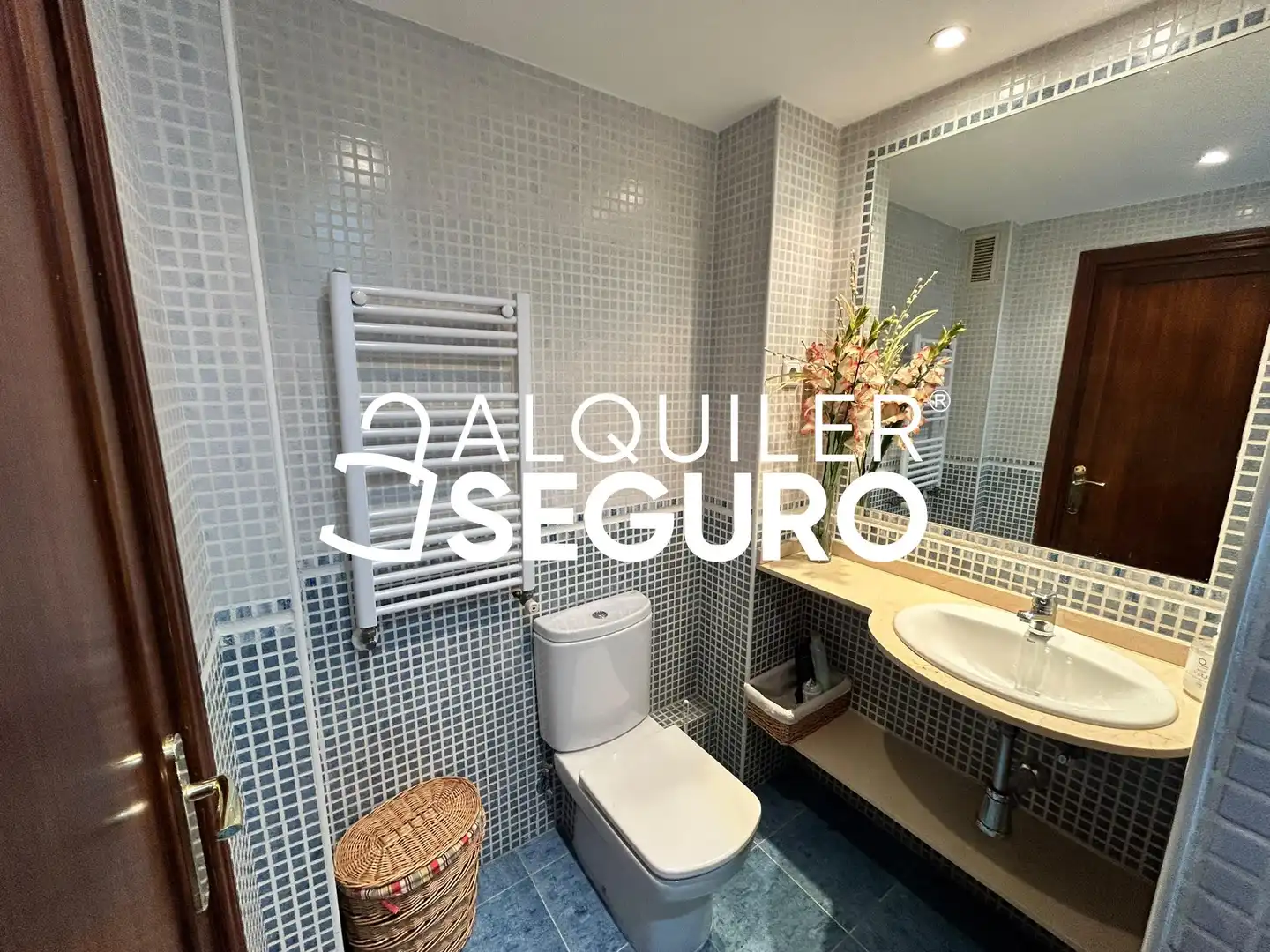 Baño de Piso de alquiler en Madrid con Aire acondicionado, Calefacción y Amueblado