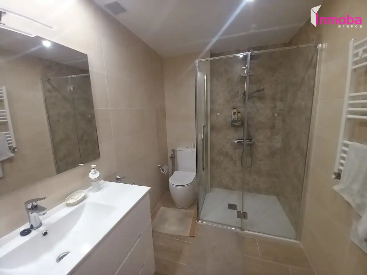 Bany de Casa o xalet en venda en Aranda de Duero amb Calefacció, Jardí privat i Parquet