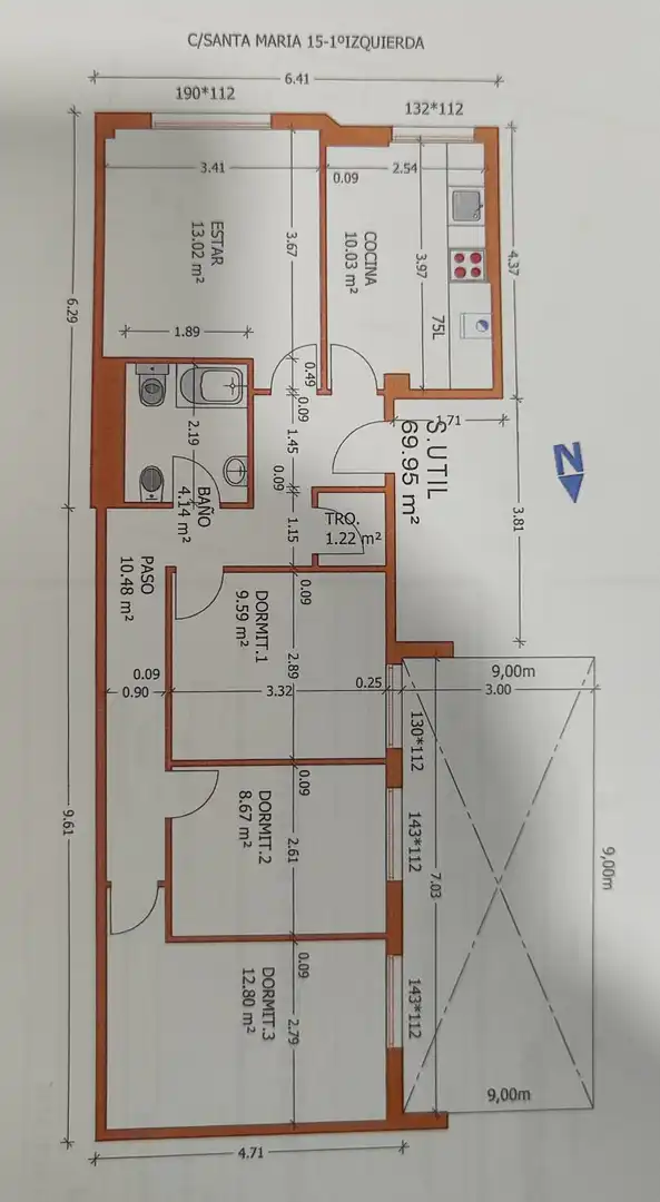 Wohnung zur Miete in Gijón  mit Heizung und Möbliert