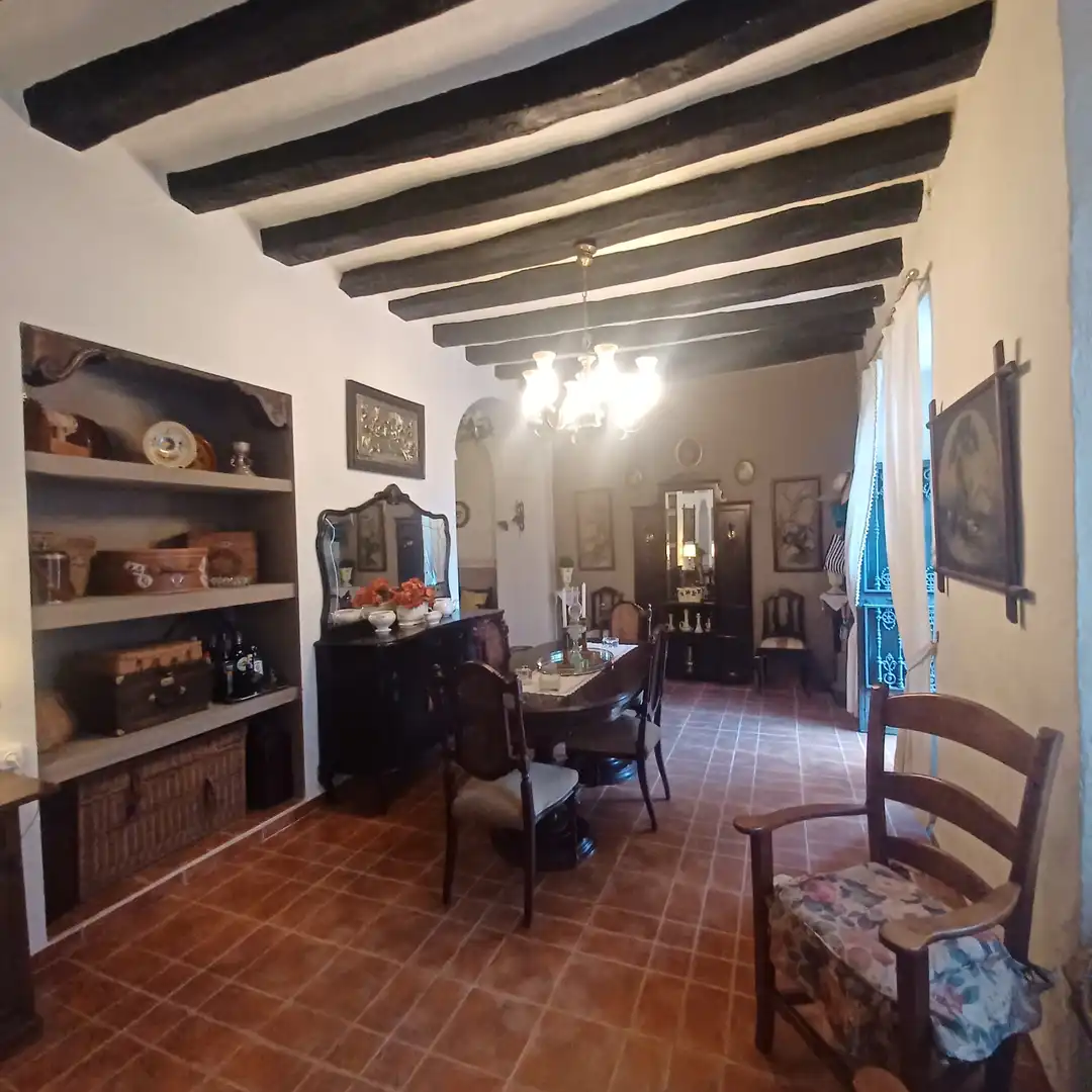 Comedor de Finca rústica en venta en Villanueva del Rosario con Jardín privado, Terraza y Trastero