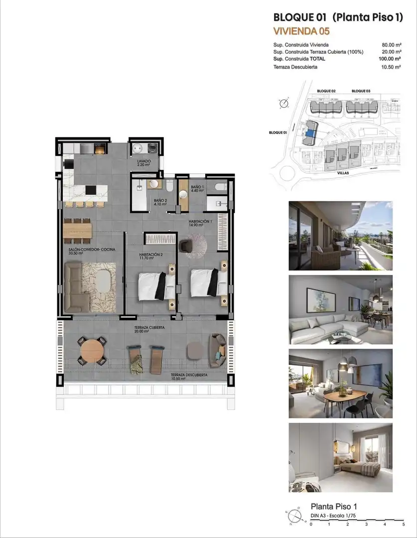 Apartamento con piscina en venta en Balcón de Finestrat - Terra Marina, imagen 14