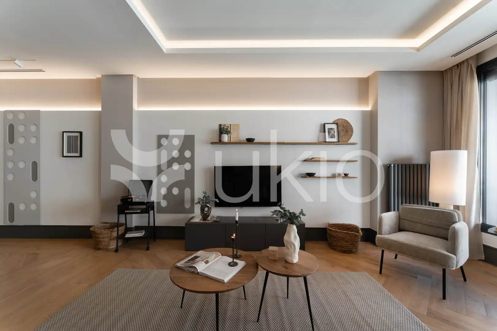 Living room of Apartments for rent in Madrid  with Air Conditioner, Heating and Terrace