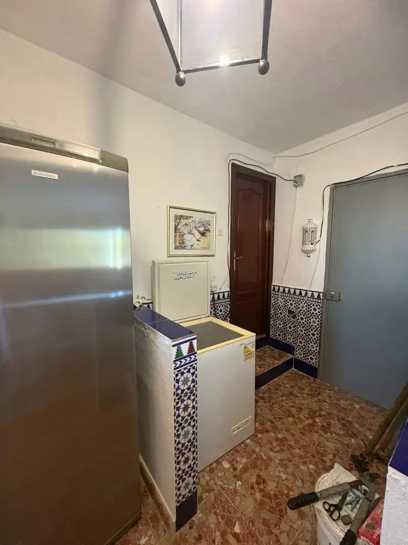 Cuina de Casa o xalet en venda en Chiclana de la Frontera amb Aire condicionat, Jardí privat i Piscina