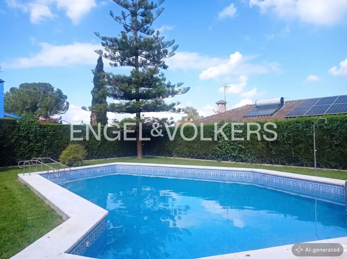 Piscina de Casa o chalet en venta en Dos Hermanas con Calefacción, Jardín privado y Terraza