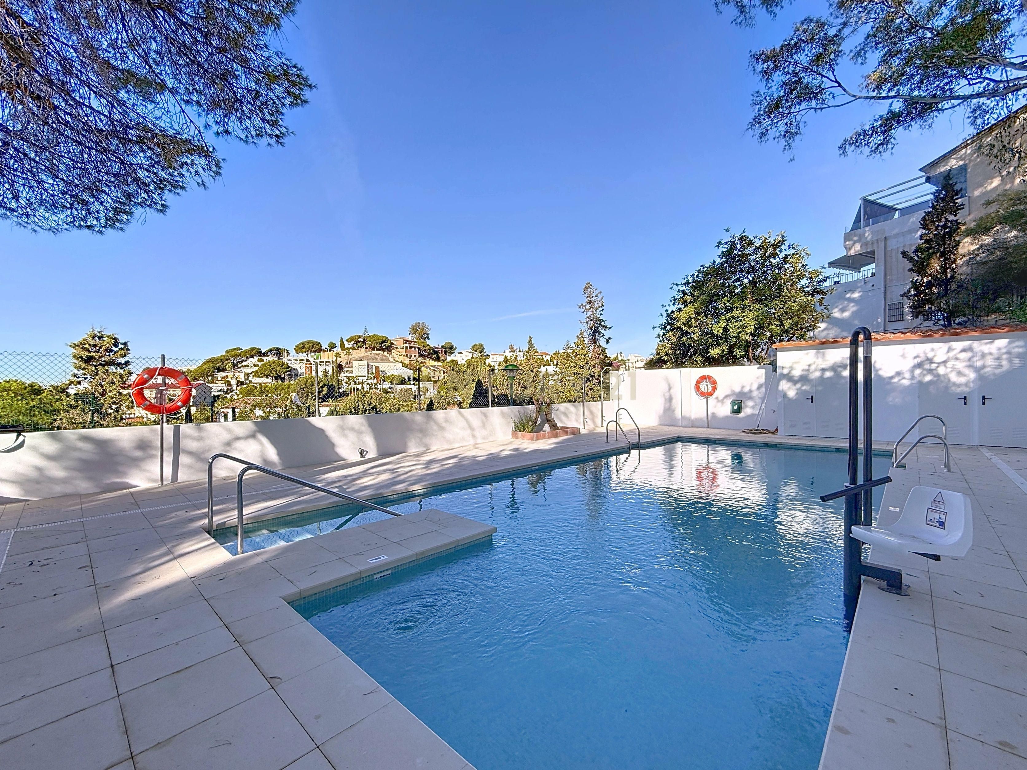 Swimming pool of Apartment for sale in Málaga Capital  with Private garden, Storage room and Community pool