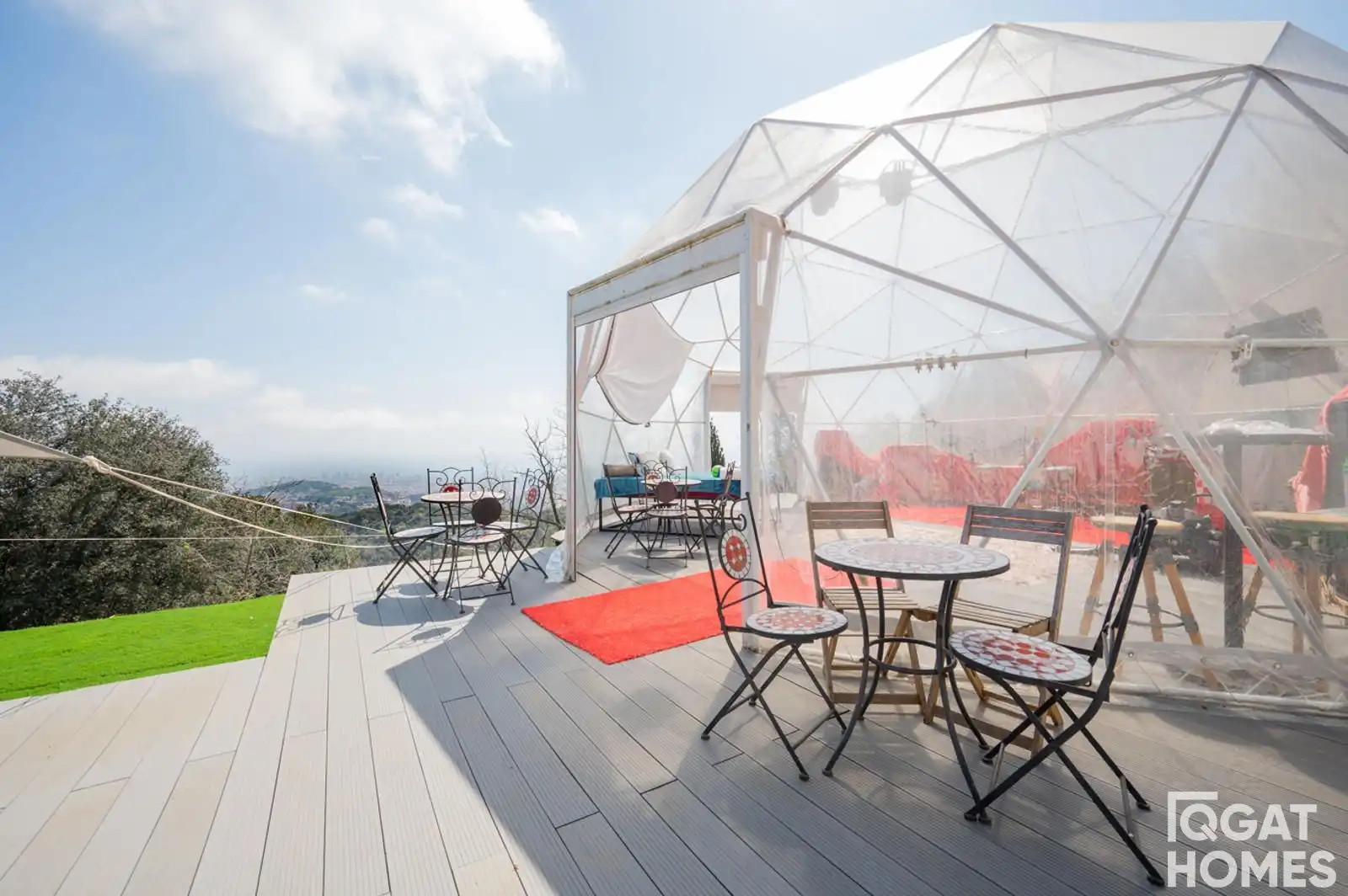 Terrassa de Casa o xalet en venda en Barcelona amb Aire condicionat, Calefacció i Jardí privat